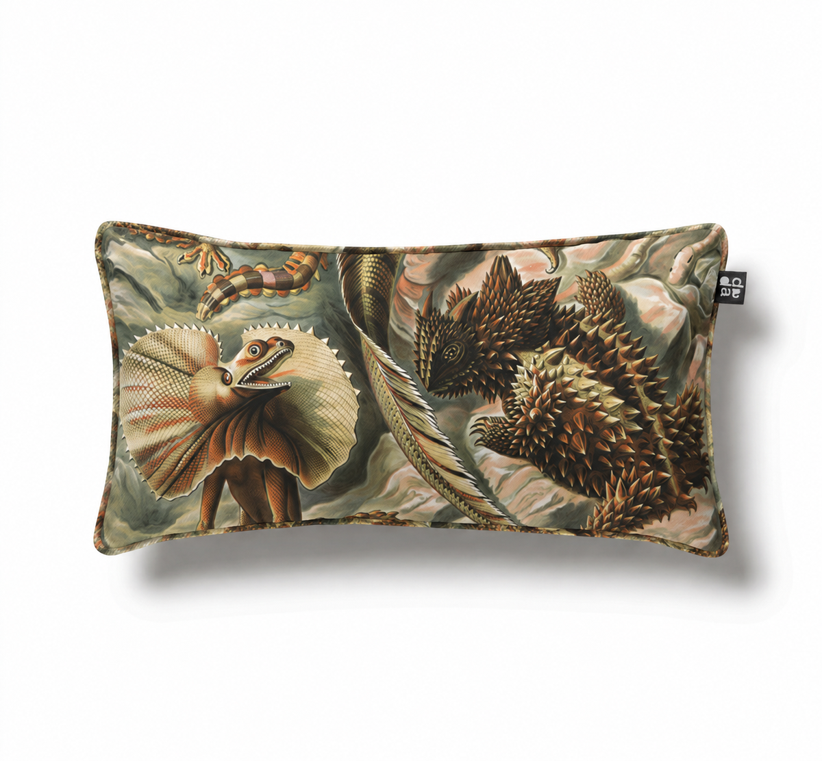 Batrachia / Ernst Haeckel – Cojín 70 x 35