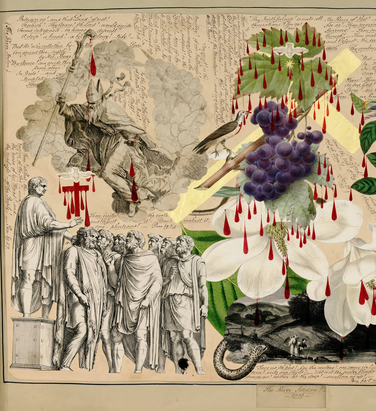 The Blood Collages / John Bingley Garland