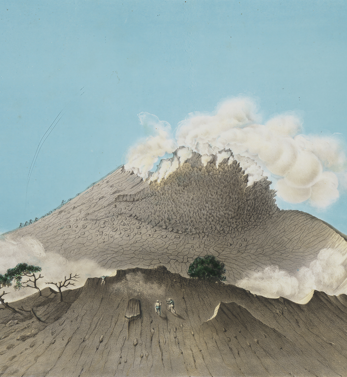 Monte Merapi / Franz Wilhelm Junghuhn