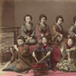 Playing Samisen, Tsudzumi, Fuye and Taiko / Kusakabe Kimbei