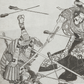 Japanese Samurai Fighting to the Death / Katsushika Hokusai