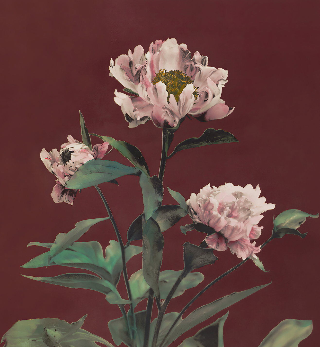 Herbaceous Peony No. 2 / Ogawa Kazumasa
