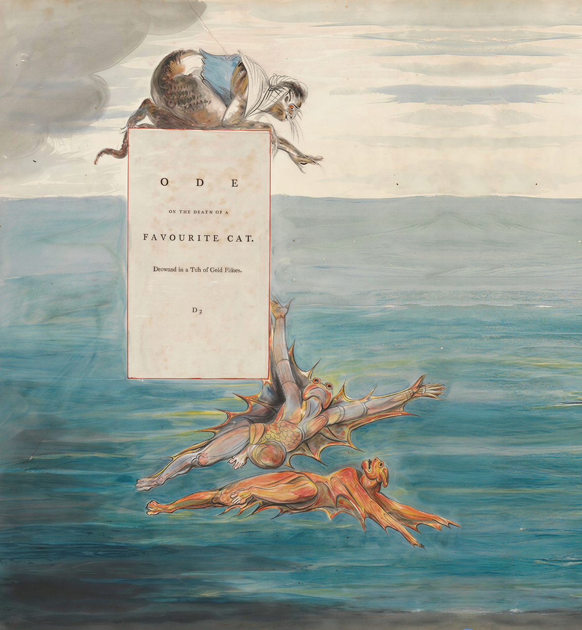 Ode on the Death of a Favourite Cat / William Blake