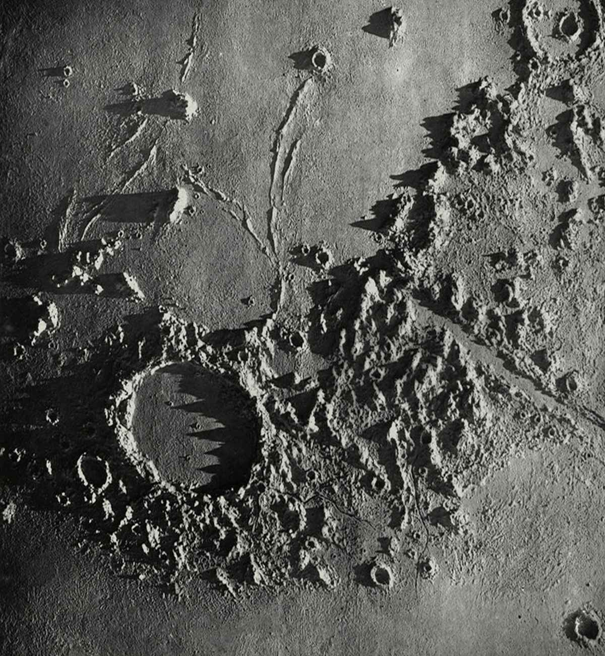 Lunar Terrain / James Nasmyth