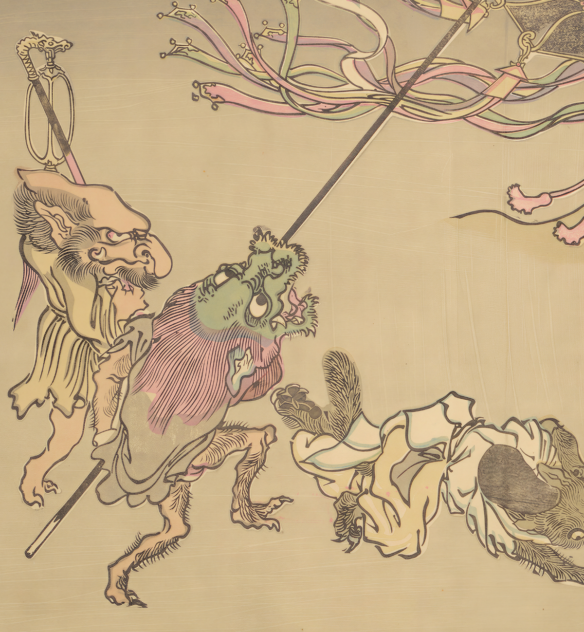 The Enchanted Scroll / Kawanabe Kyōsai