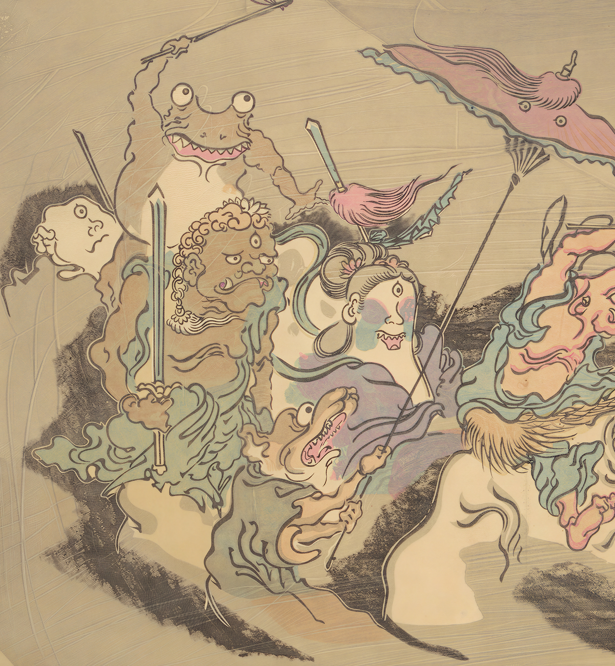 Parade Of The Yokai / Kawanabe Kyōsai