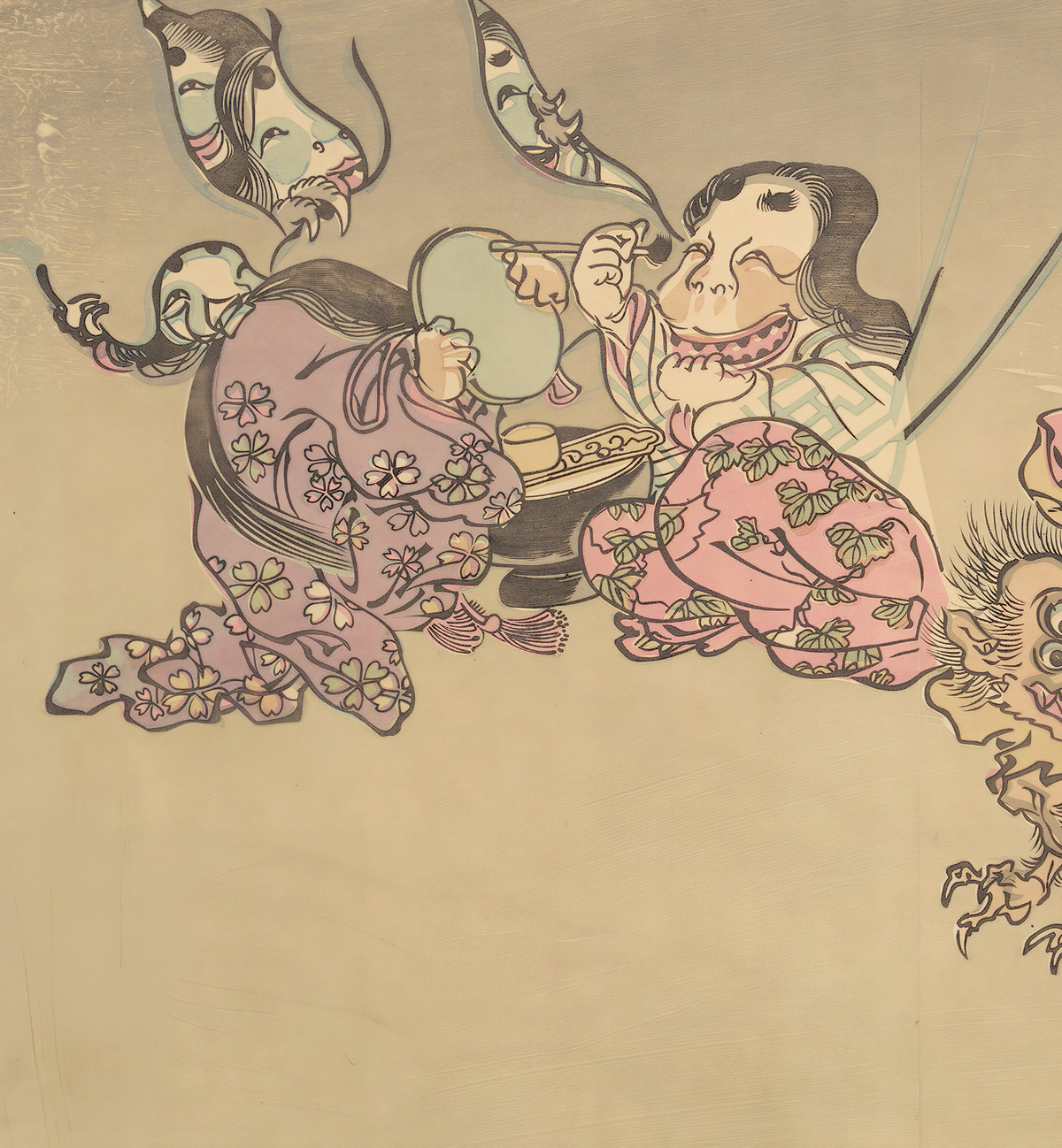 The Masked Dance / Kawanabe Kyōsai