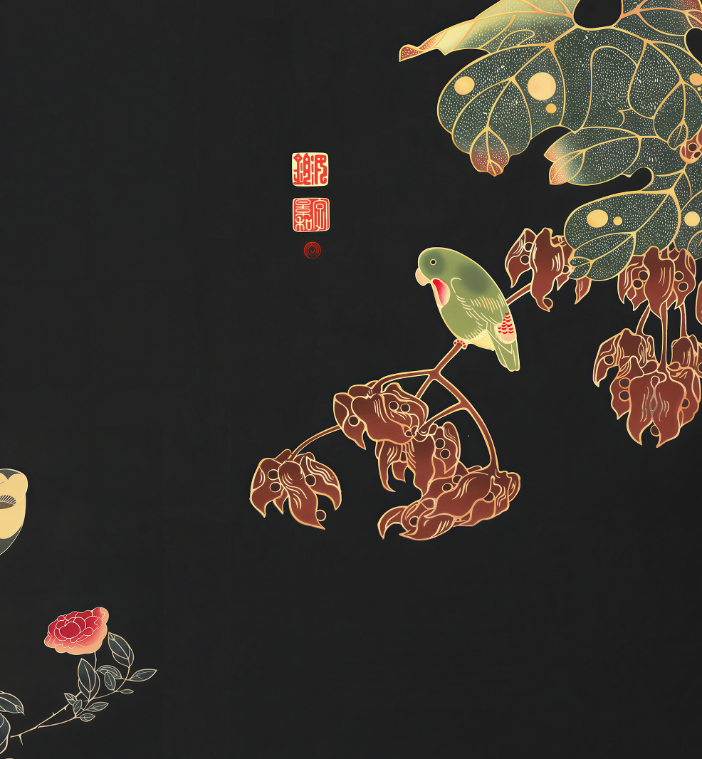 Parrot Garden / Itō Jakuchū
