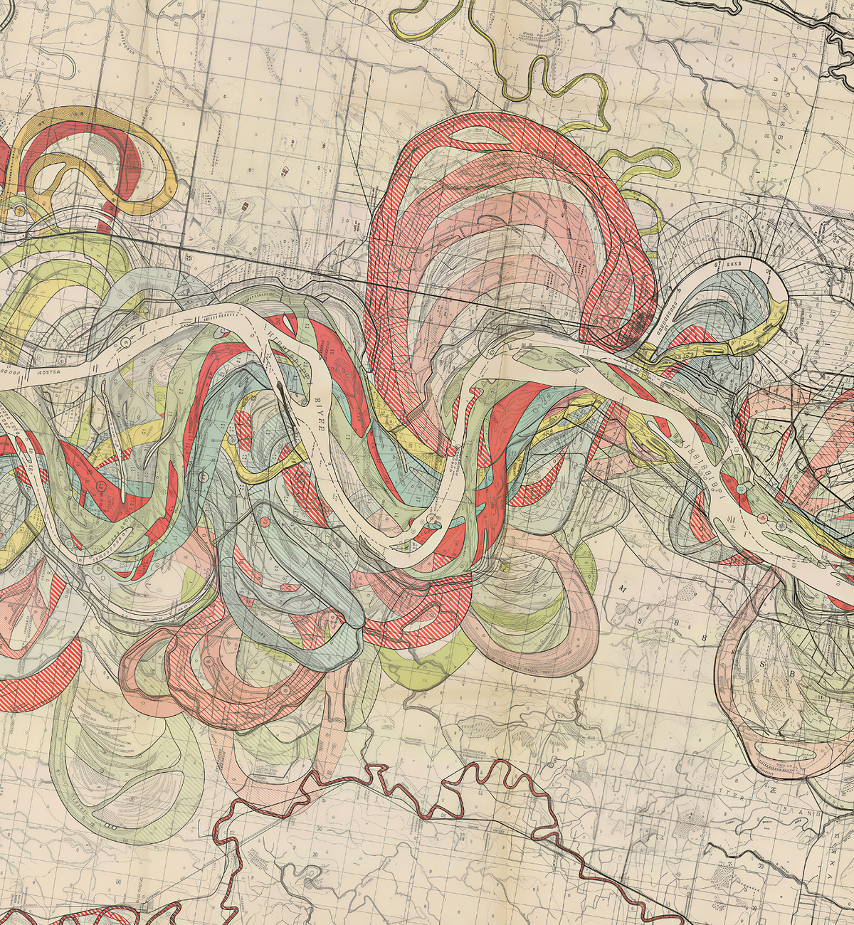 Meandros del Mississippi / Harold N. Fisk