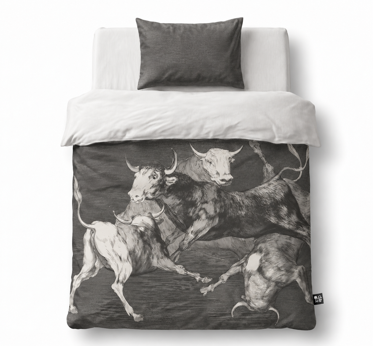 Folly of Little Bulls / Francisco de Goya – Funda plumón 1 plaza