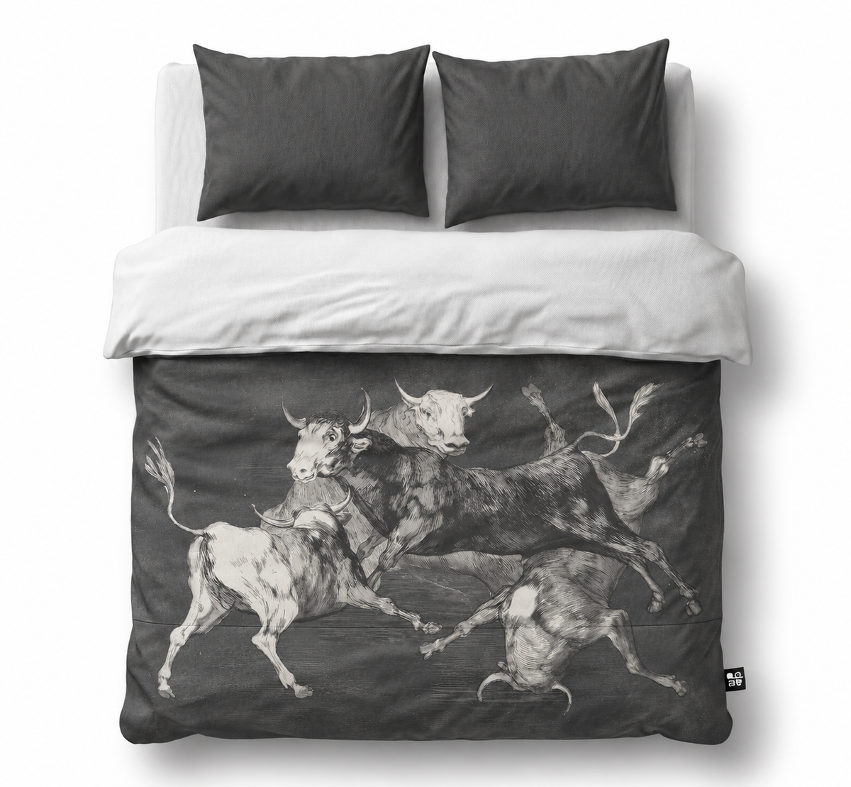 Folly of Little Bulls / Francisco de Goya – Funda plumón 2 plazas