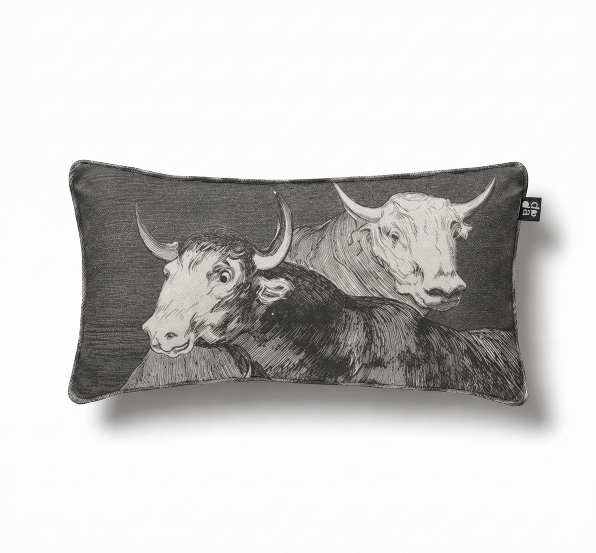 Folly of Little Bulls / Francisco de Goya – Cojín 70 x 35