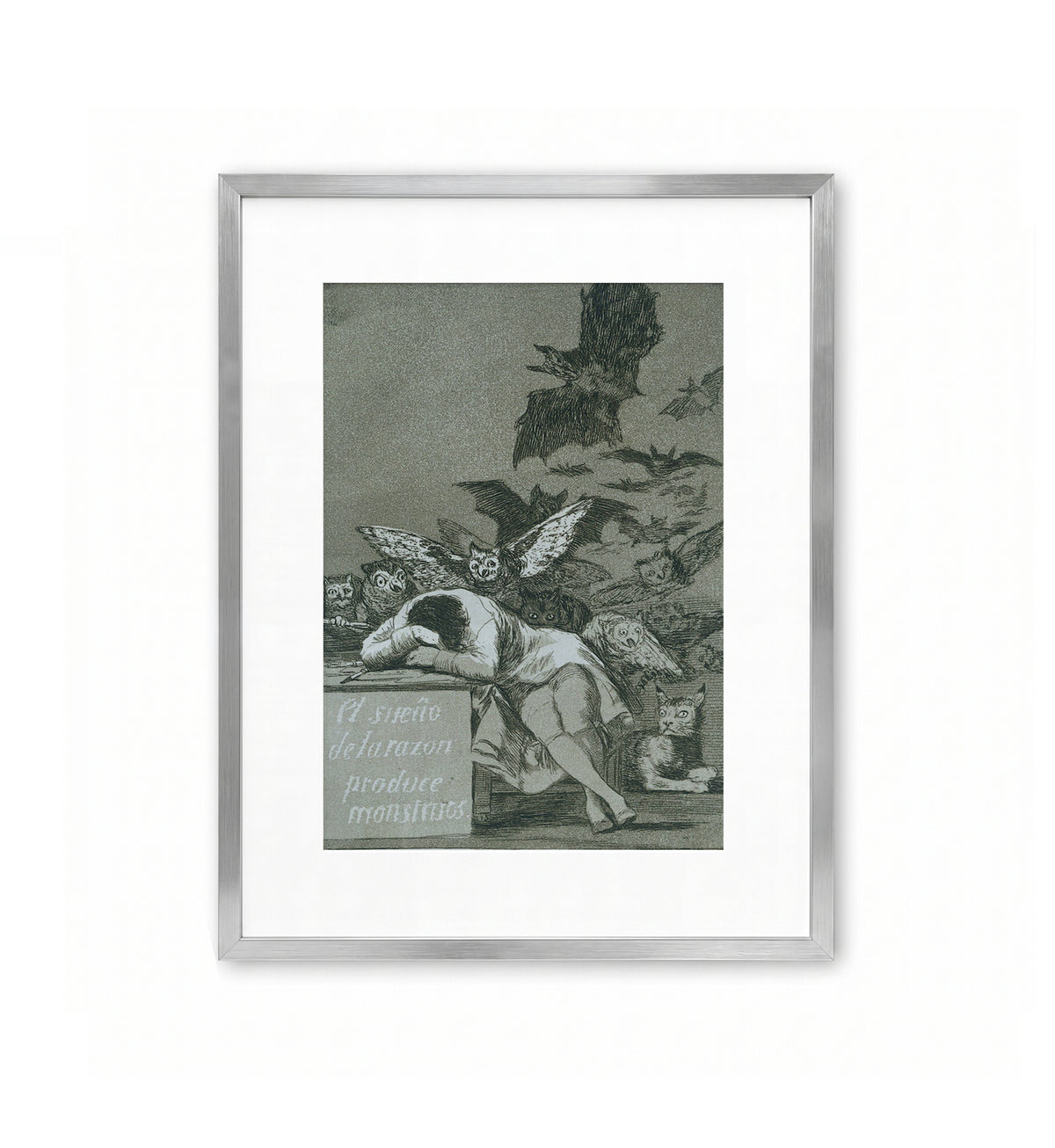 The Sleep of Reason Produces Monsters / Francisco de Goya