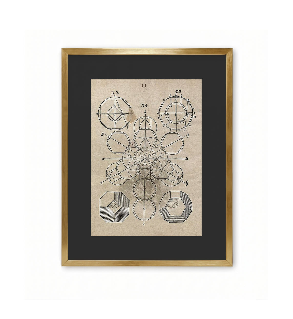 Geometria – Plate 11 / Augustin Hirschvogel