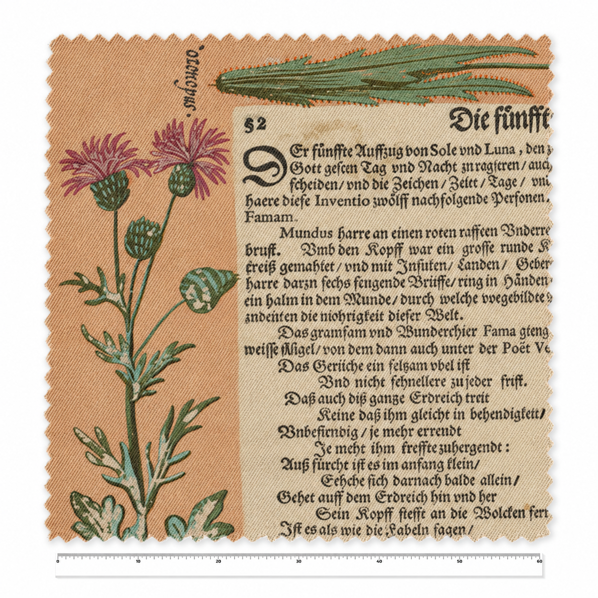 Hortus III / Wilhelm Dilich – Tela x metro