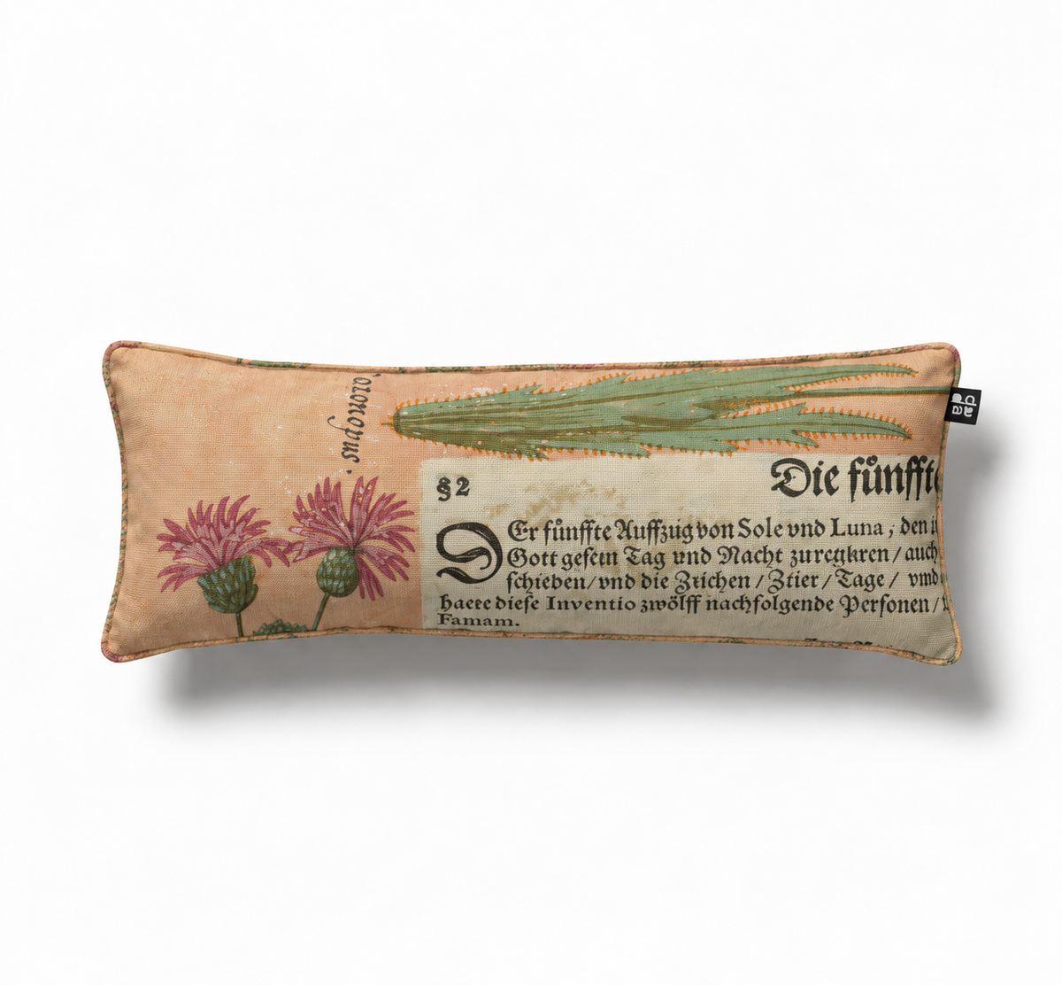 Hortus III / Wilhelm Dilich – Cojín 90 x 35