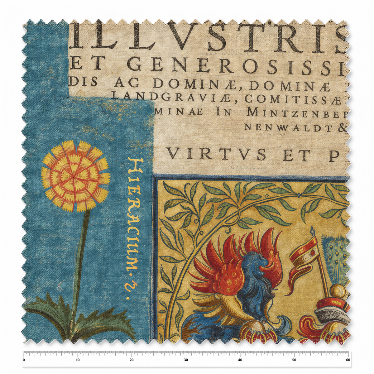 Hortus II / Wilhelm Dilich – Tela x metro