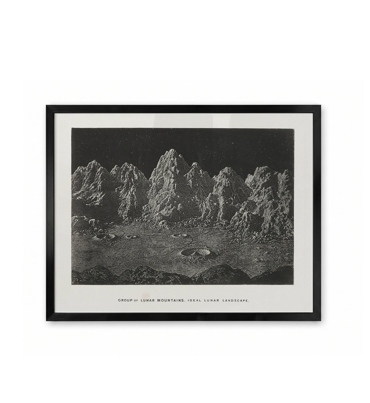 Group of Lunar Mountains / James Nasmyth