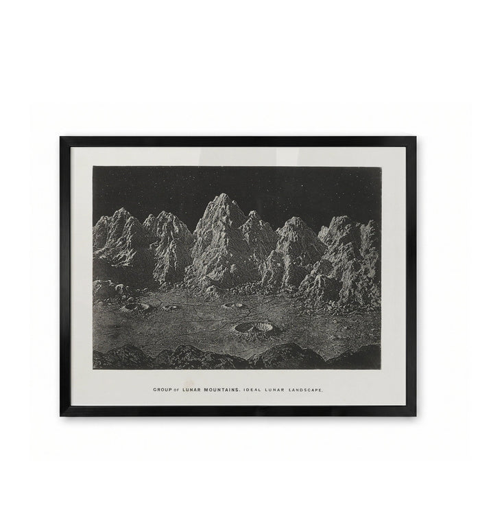 Group of Lunar Mountains / James Nasmyth