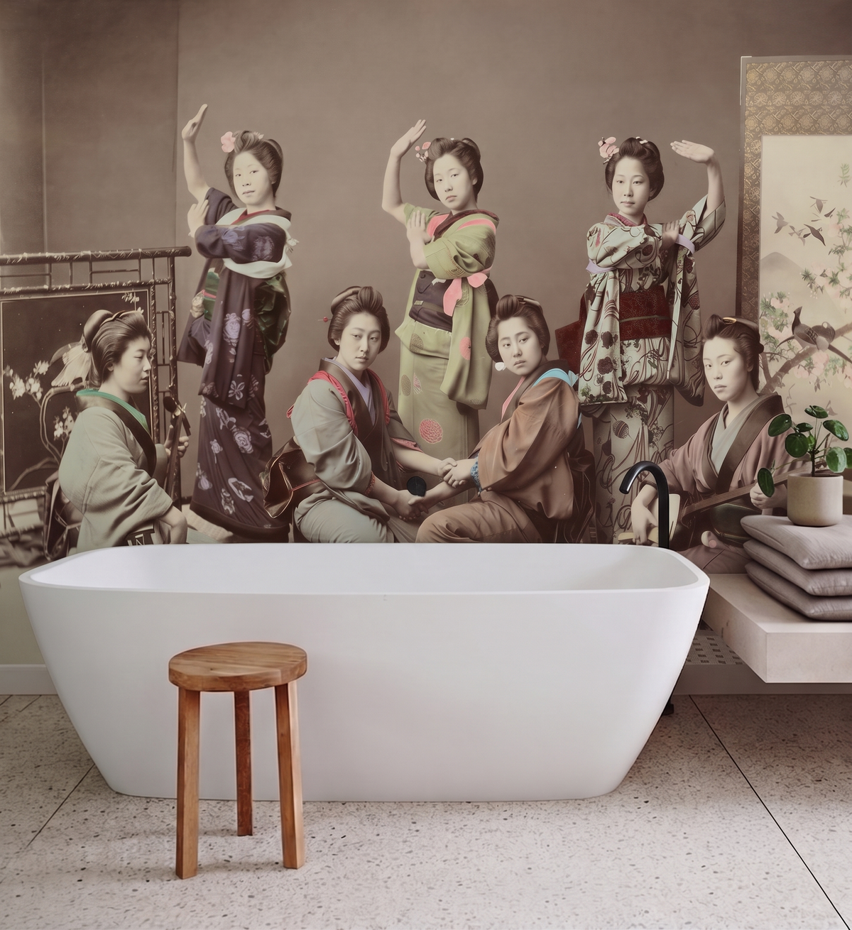 Group of Young Women / Kusakabe Kimbei