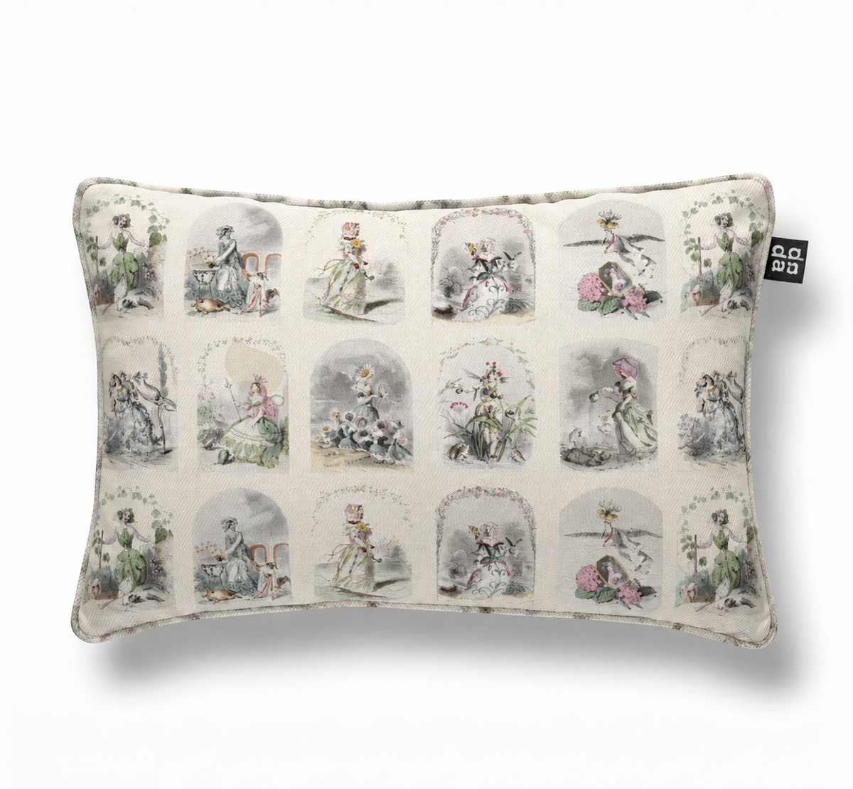 Les Fleurs Animées / J.J. Grandville – Cojín 60 x 40
