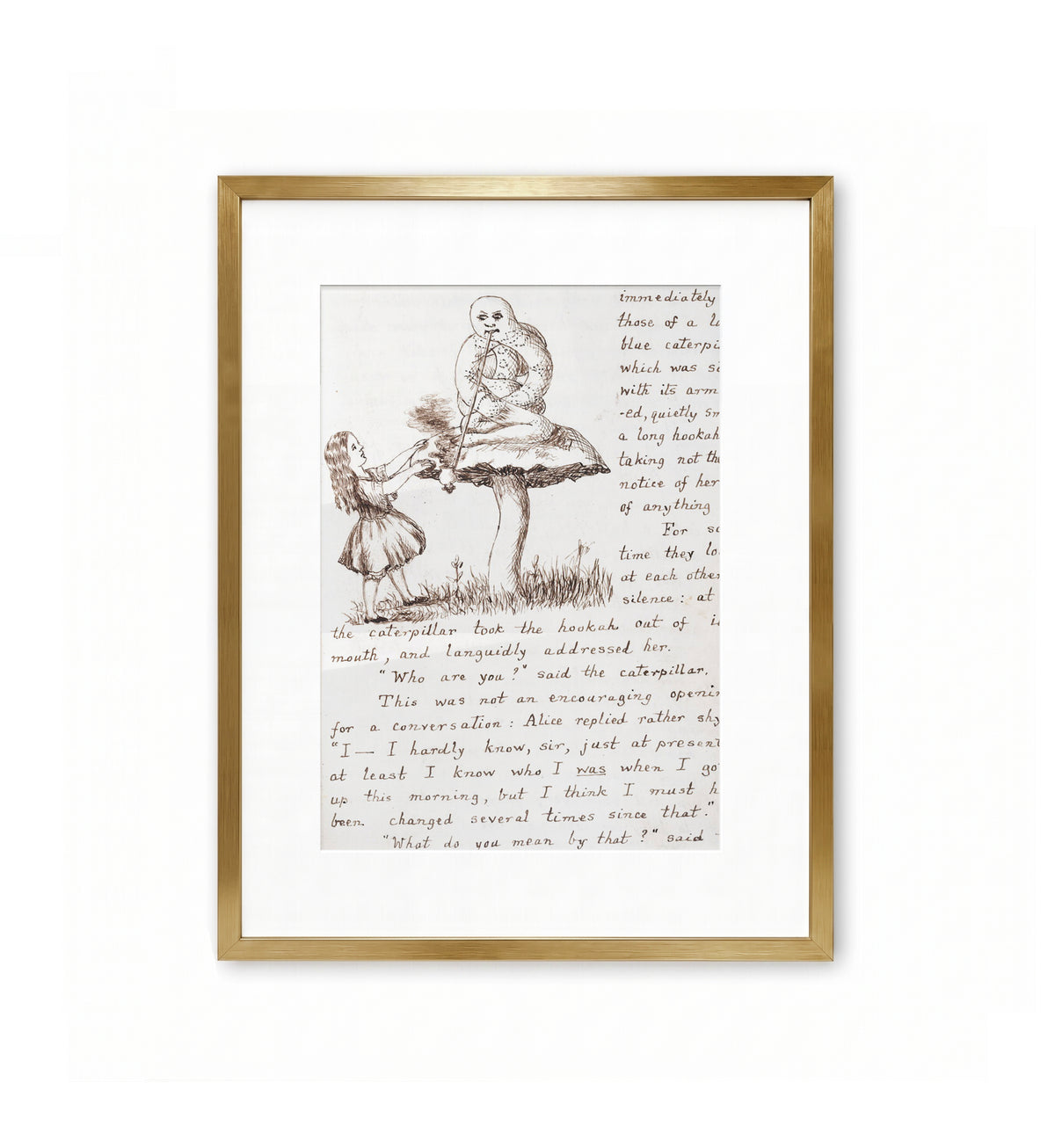 Alice and the Caterpillar / Lewis Carroll