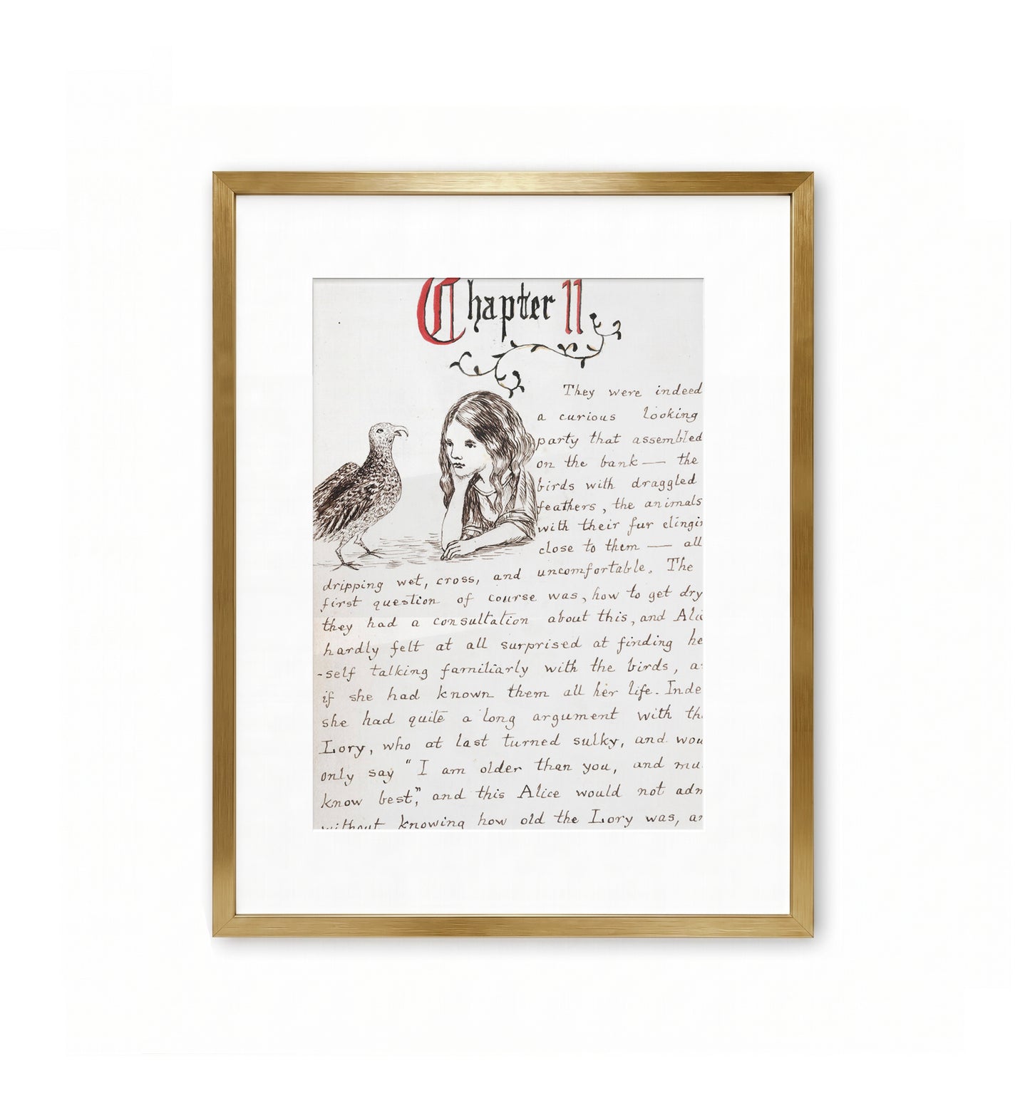 Alice And The Lory / Lewis Carroll