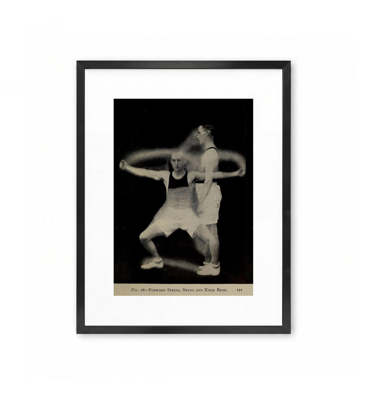 Fig. 16 — Forward Stride, Swing and Knee Bend / A. B. Phelan