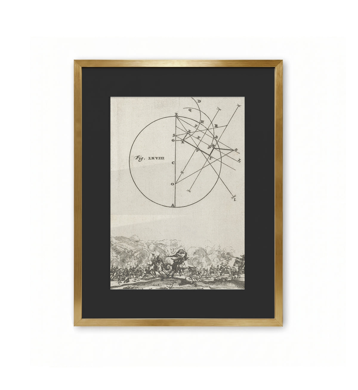Fig. LXVIII – Geometrical Study / Romeyn de Hooghe
