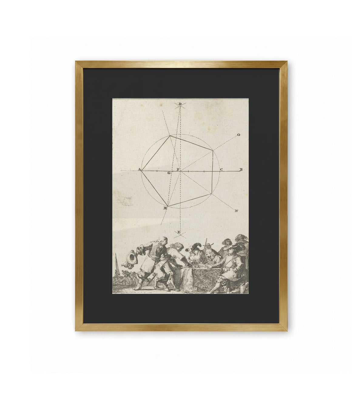 Geometrical Construction / Romeyn de Hooghe