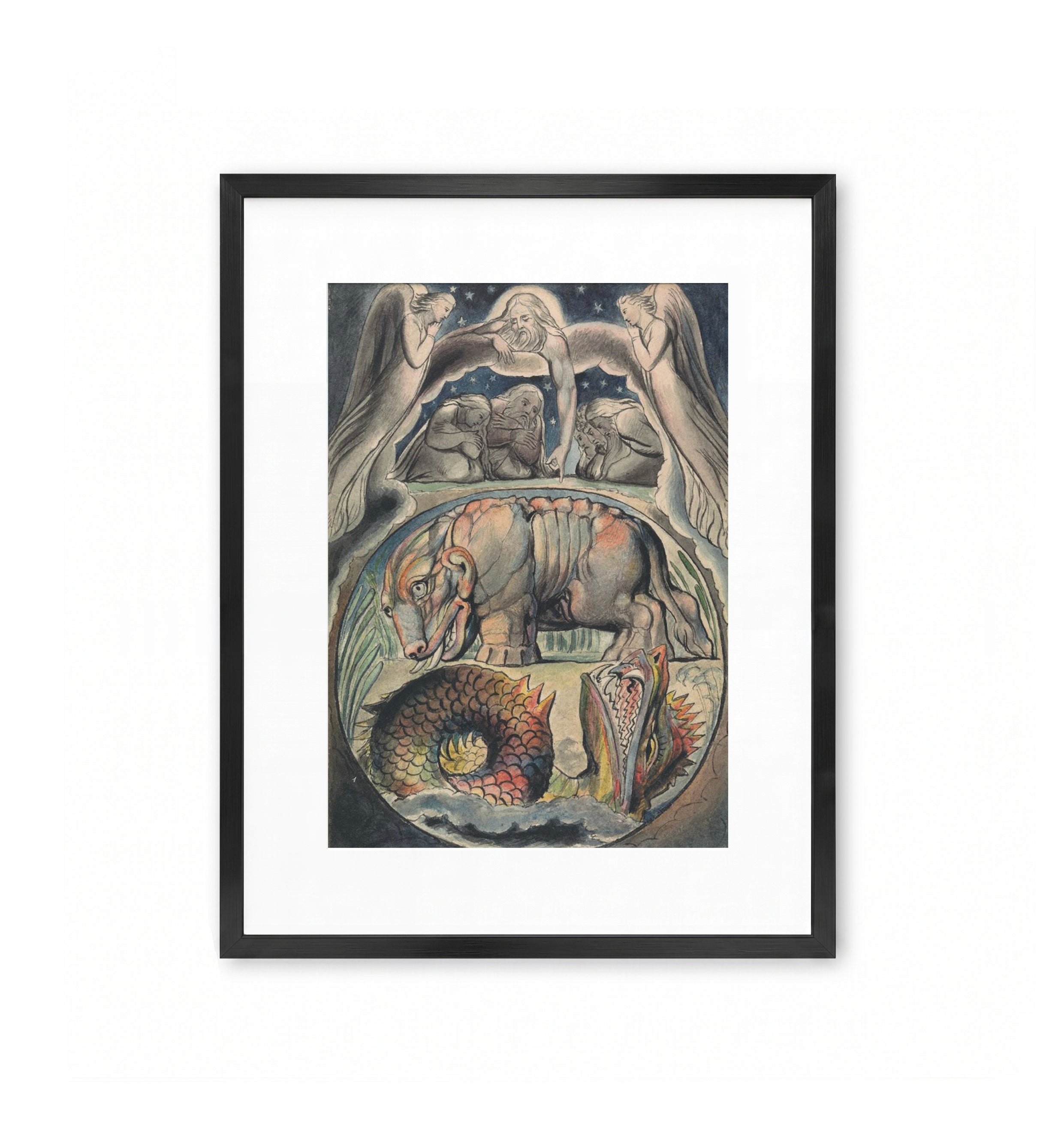 Behemot y Leviatán / William Blake
