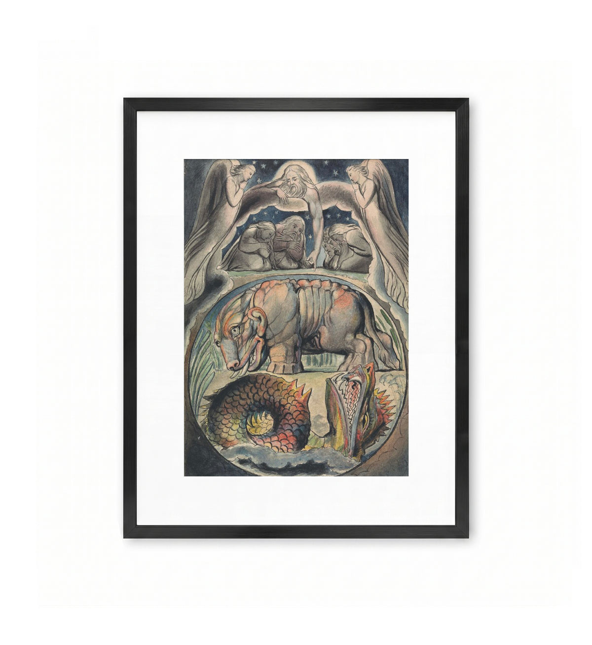Behemot y Leviatán / William Blake