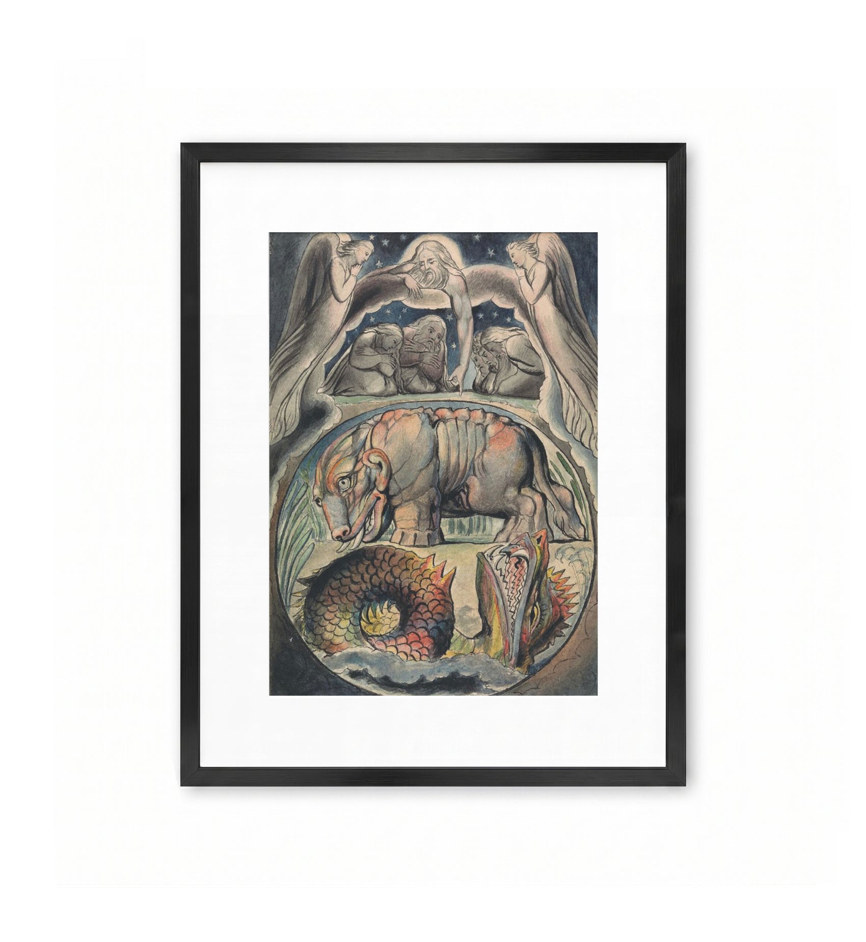 Behemot y Leviatán / William Blake