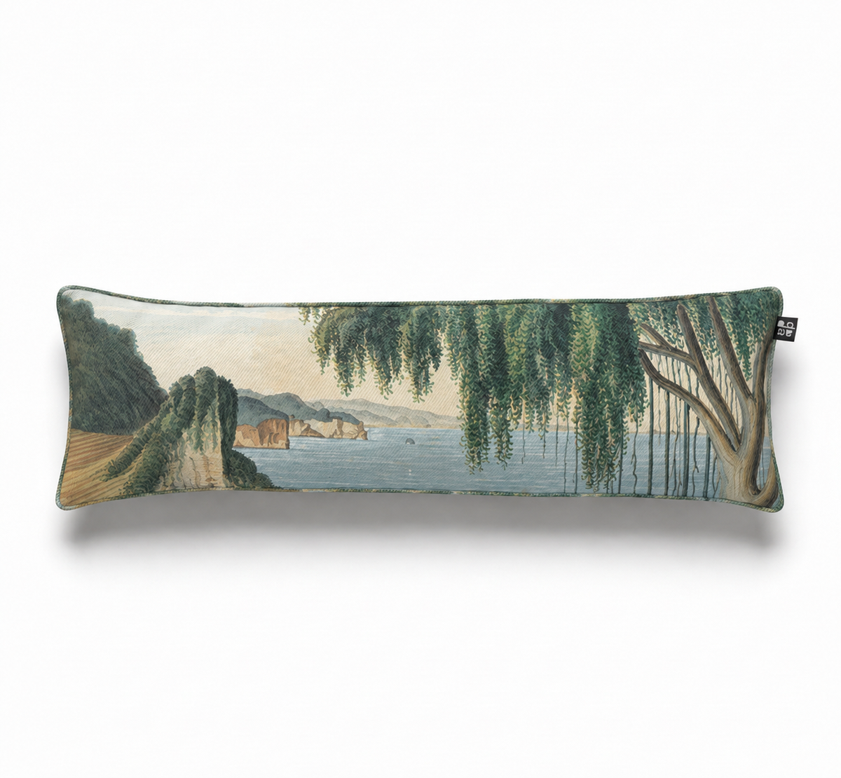 Zuidkust van Java, ten oosten van Rankop / Franz Wilhelm Junghuhn – Cojín 120 x 35